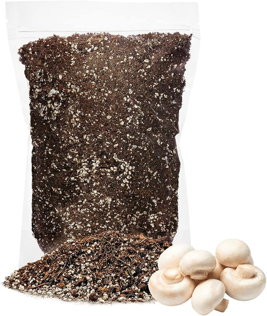 GARDENERA Premium Organic Potting Soil for Mushrooms - (5 Quart Bag)