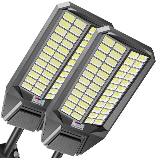 loyoele Utral-Large Solar Street Light, Flood Lights Outdoor,Waterproof Motion Sensor LED Lights,Dusk to Dawn with Remote, Solar-Powered Parking Lot Light,Commercial Area Lighting