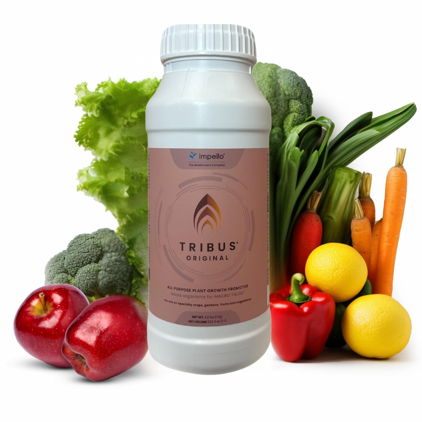 Tribus Organic Microbial Inoculant – Root Booster for Plants, Increases Plant Yield, Root Growth, Flower & Fruit Quality. Bloom Booster. Visible Root Growth in 24Hrs. Packaging May Vary. 33.8 oz