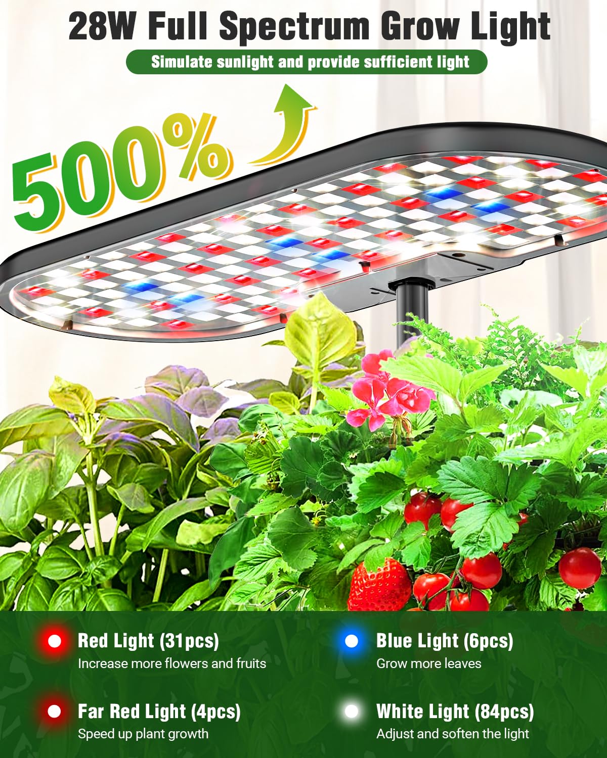 Growell 17 Pods & 16 Pods Hydroponics Growing System Kit