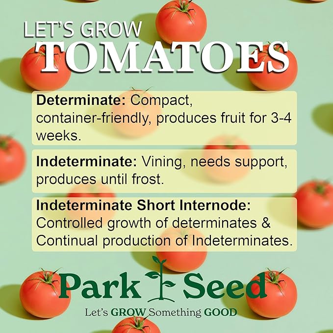 Park Seed Cherry Tomato Seeds, Planting Vegetables, Easy to Grow, Non-GMO, Variety of Colors and Sizes, Spring Garden, Sunset Torch, Pack of 10