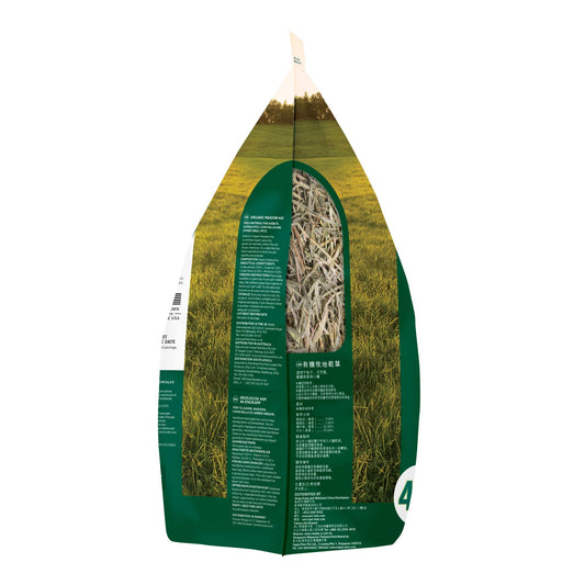 Oxbow Animal Health Organic Meadow Hay, Guinea Pig & Rabbit Hay, Small Pet Bunny Supplies, All Natural Grass for Guinea Pig, Bunny, Chinchilla & Hamster, Rabbit Supplies for Bunnies, 40 oz Bag