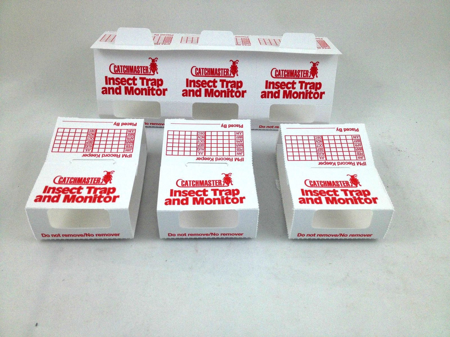 Insect Trap & Monitors 288i - No Chemicals !!!- Non-Toxic Glue Traps!! 5 Glue Boards / 15 Monitors