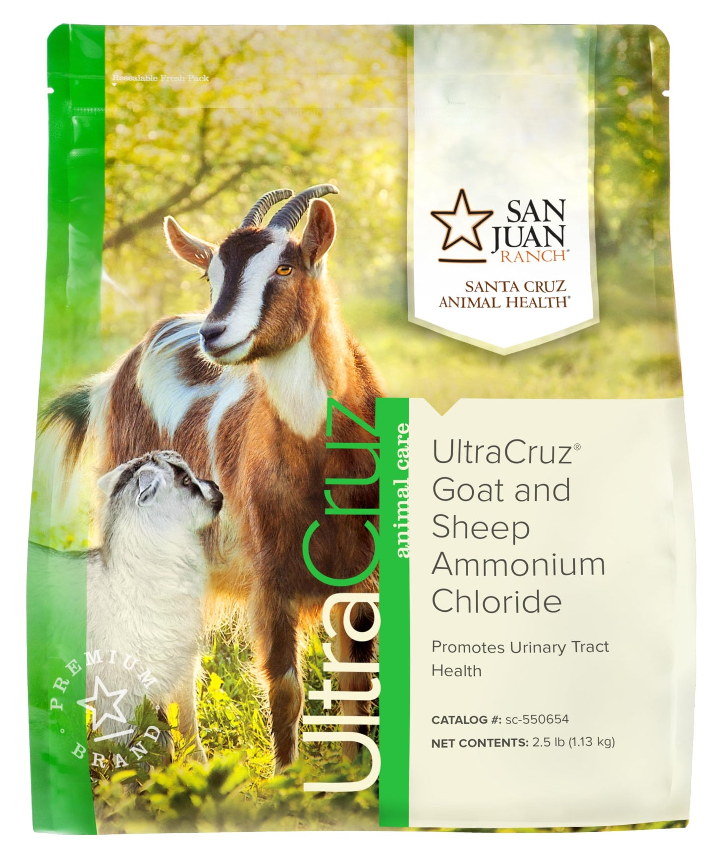 UltraCruz® Goat and Sheep Ammonium Chloride, 2.5 lb, 298 Day Supply