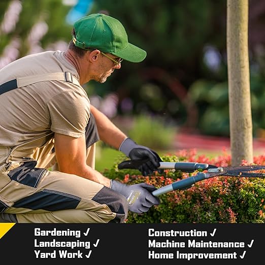 COOLJOB 3/12/36 Pairs Safety Work Gloves Microfoam Nitrile Rubber Coated, Seamless Knit Nylon with Full Fingers Touchscreen, Grip Nitrile Dipped, Ideal for Warehouse, Home Improvement, Grey Small