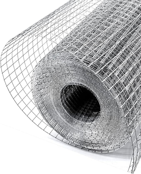 1/2 inch 6ft. x 100ft. Hardware Cloth 19 Gauge - Versatile Chicken Wire Mesh Roll for Welded Wire Fencing, Rodent Control, Garden Accessibility