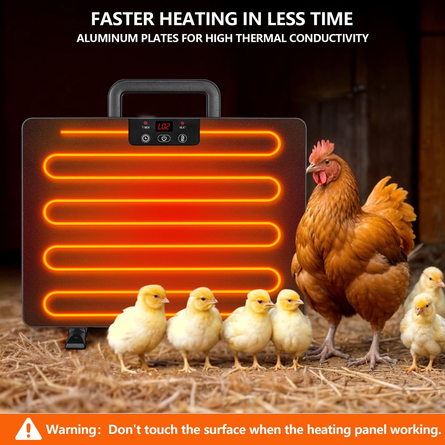 Chicken Coop Heater, Chicken Coop Heater Heating Panel for Winter