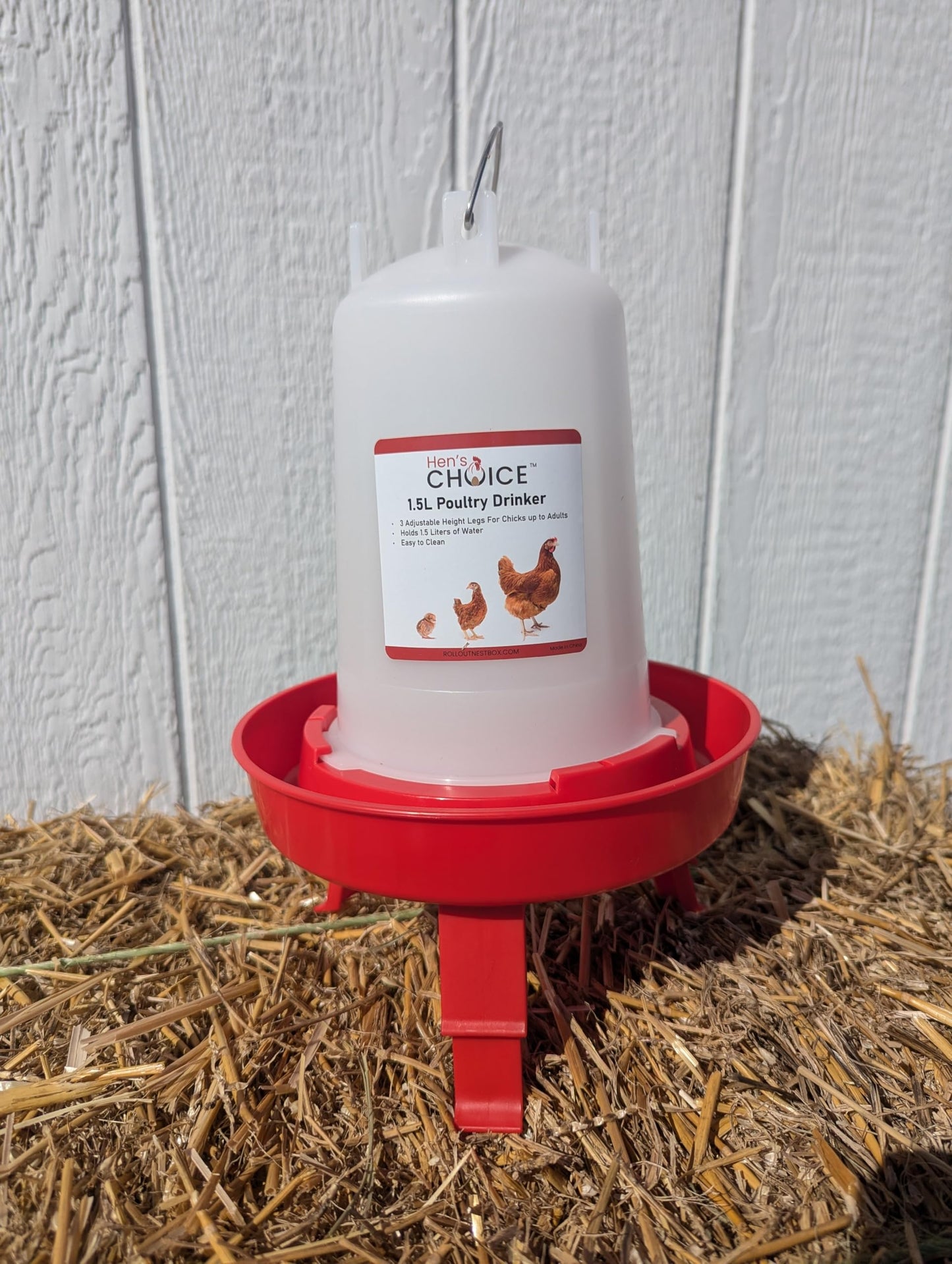 Hen's Choice™ Chick Feeder and Waterer Set, 6.5 lb Feeder, 1.5 L Waterer