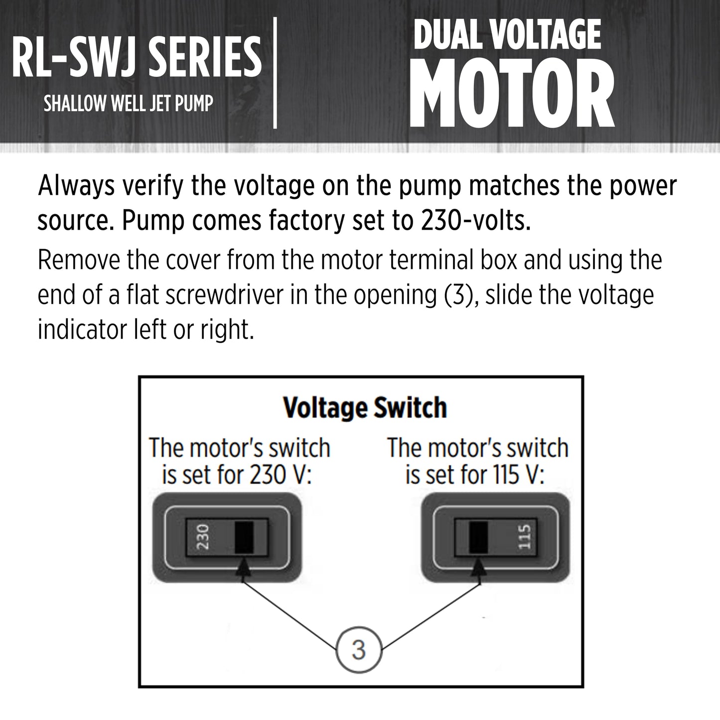 Red Lion RL-SWJ100 1 HP, 17 GPM Dual Voltage (115/230 Volts) Cast Iron Shallow Well Jet Pump, Red, 97081001