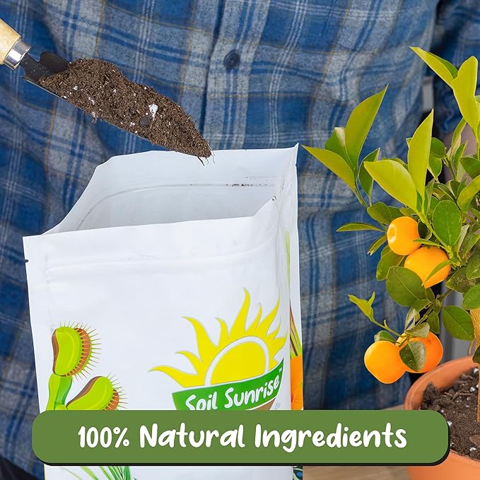 Citrus Tree Potting Soil Mix (30 Quarts), Special Blend for Indoor Oranges, Lemons, Limes and More