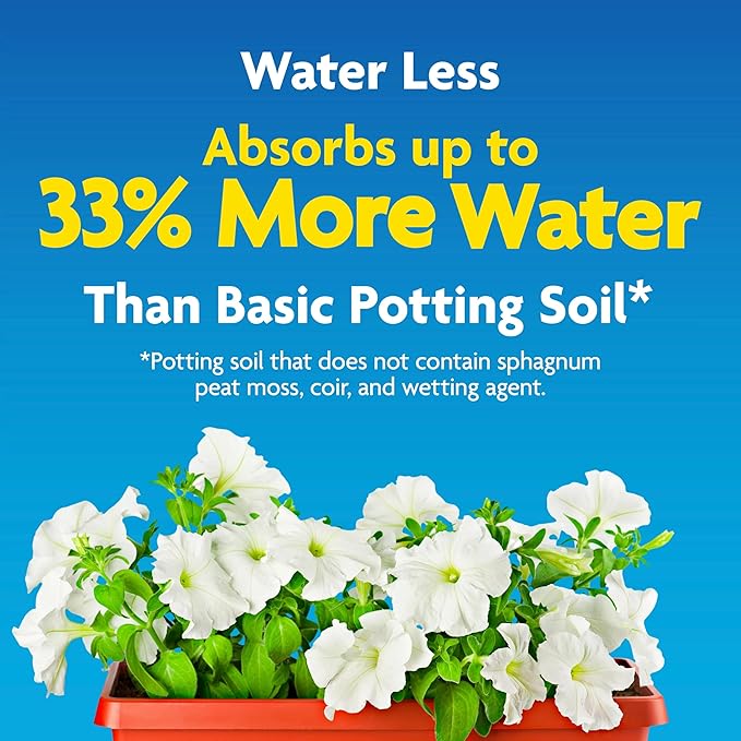 Miracle-Gro Moisture Control Potting Mix for Outdoor and Indoor Plants, 1 cu. ft. 2-pack