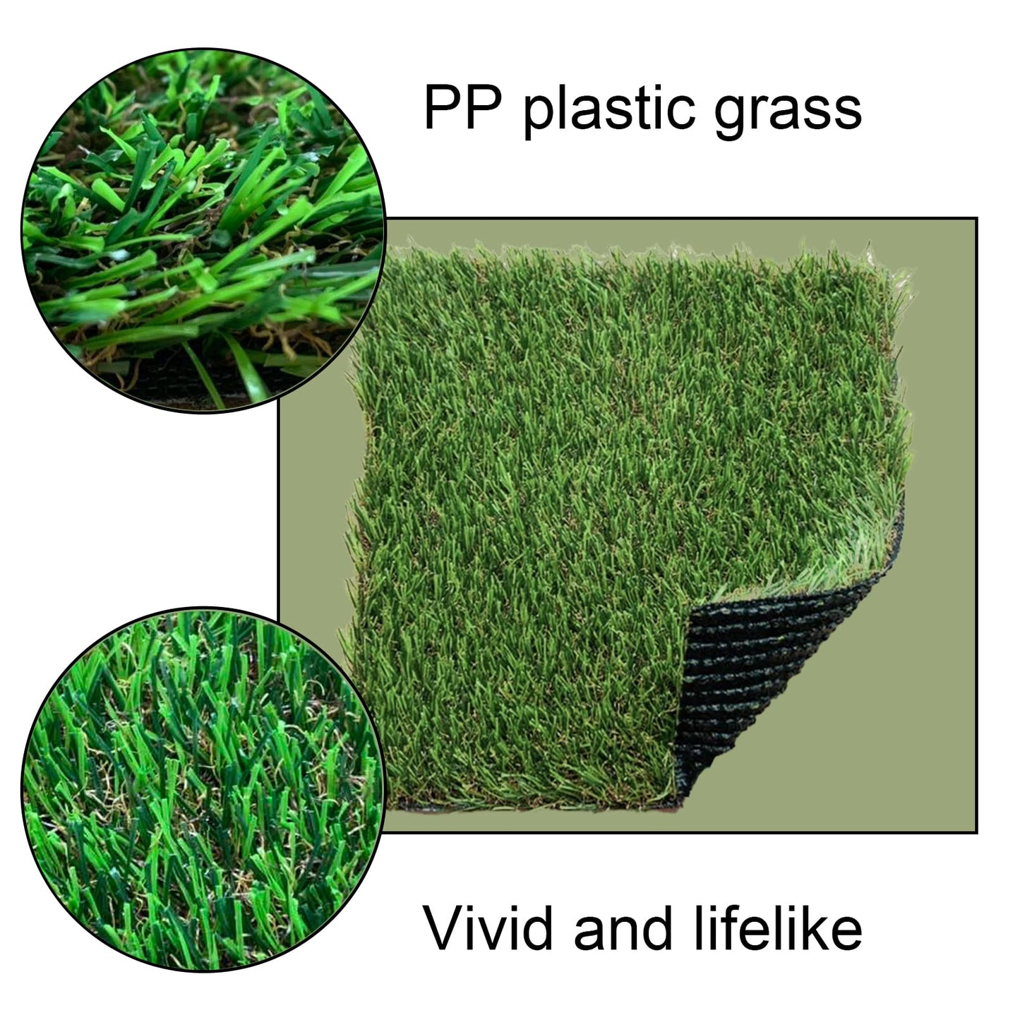 MUYG Chickens Nesting Box Pads 6 Pcs Washable Fake Turf Mats Grass Carpet Reusable Hens Nest Boxes Pad Chicken Coop Bedding for Laying Eggs (12 x 12 x 0.78 Inches)