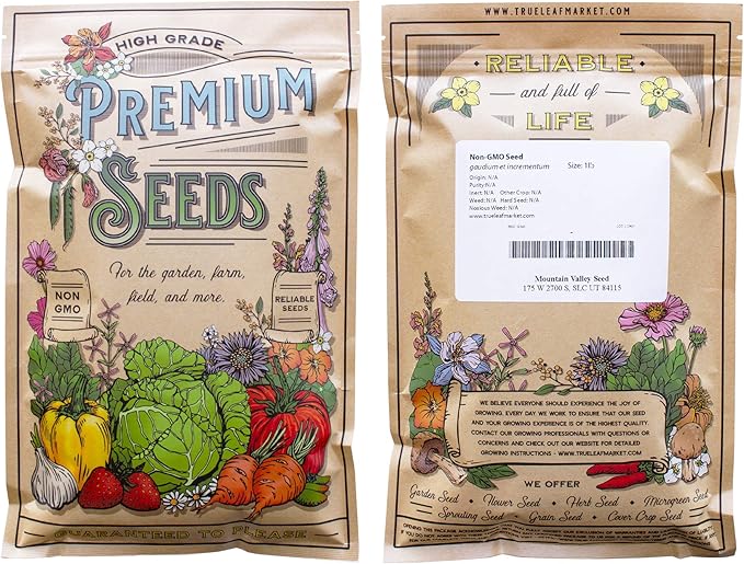 Green Mustard Microgreens Seeds - 1 Oz ~18,000 Seeds - Grow Non-GMO Micro Mustard Herb Greens - Premium Seed - High Germination Rate