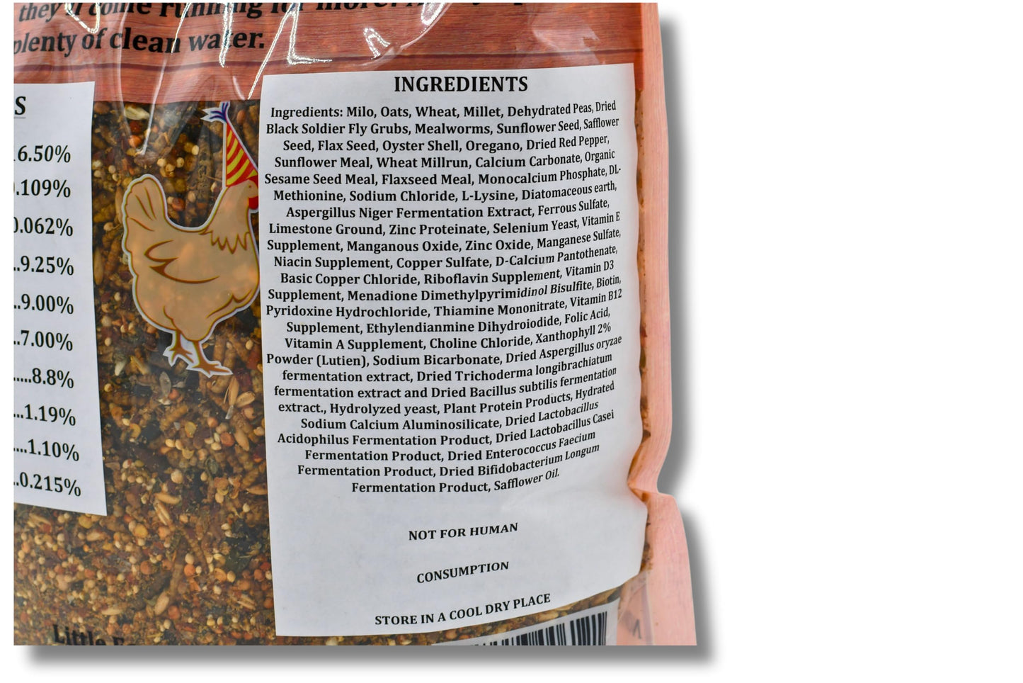 LITTLE FARMER PRODUCTS Chicken Fun-DOO Non-GMO, Soy-Free Chicken Treat | Premium Poultry Meal Worm, Vegetable & Herb Mix (3 lbs)