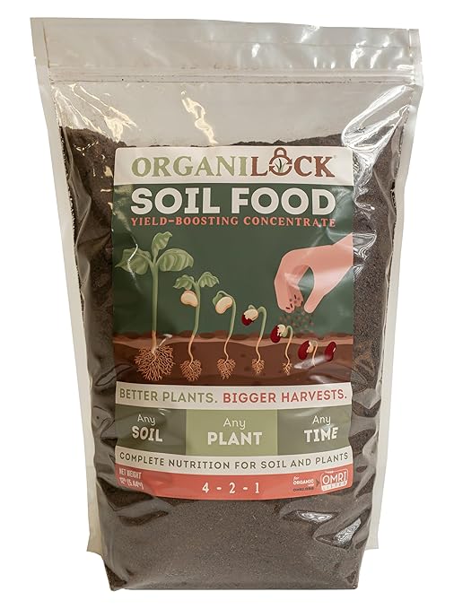 Soil Food - (12 Pound Bag) | Regenerative Soil Amendment with Microbes, Microbe Food, Biochar & Organic Fertilizer | Yield-Boosting Concentrate |