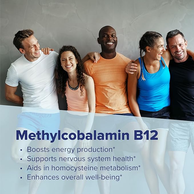 Superior Source No Shot Methylcobalamin B-12 5000 mcg - Vitamin B-12 to Support Energy Production, Brain Health & Overall Wellness - Sublingual Tablets for Fast Absorption - 60 Dissolving Tablets