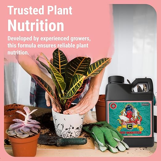 Cronk Nutrients Bud Booster - Best Budding Fertilizer for Maximum Blooms - Hydroponic Nutrients for The Bloom Phase - Balanced pH Formula - Suitable for Soil, Soilless, and Hydroponic Systems, 500mL