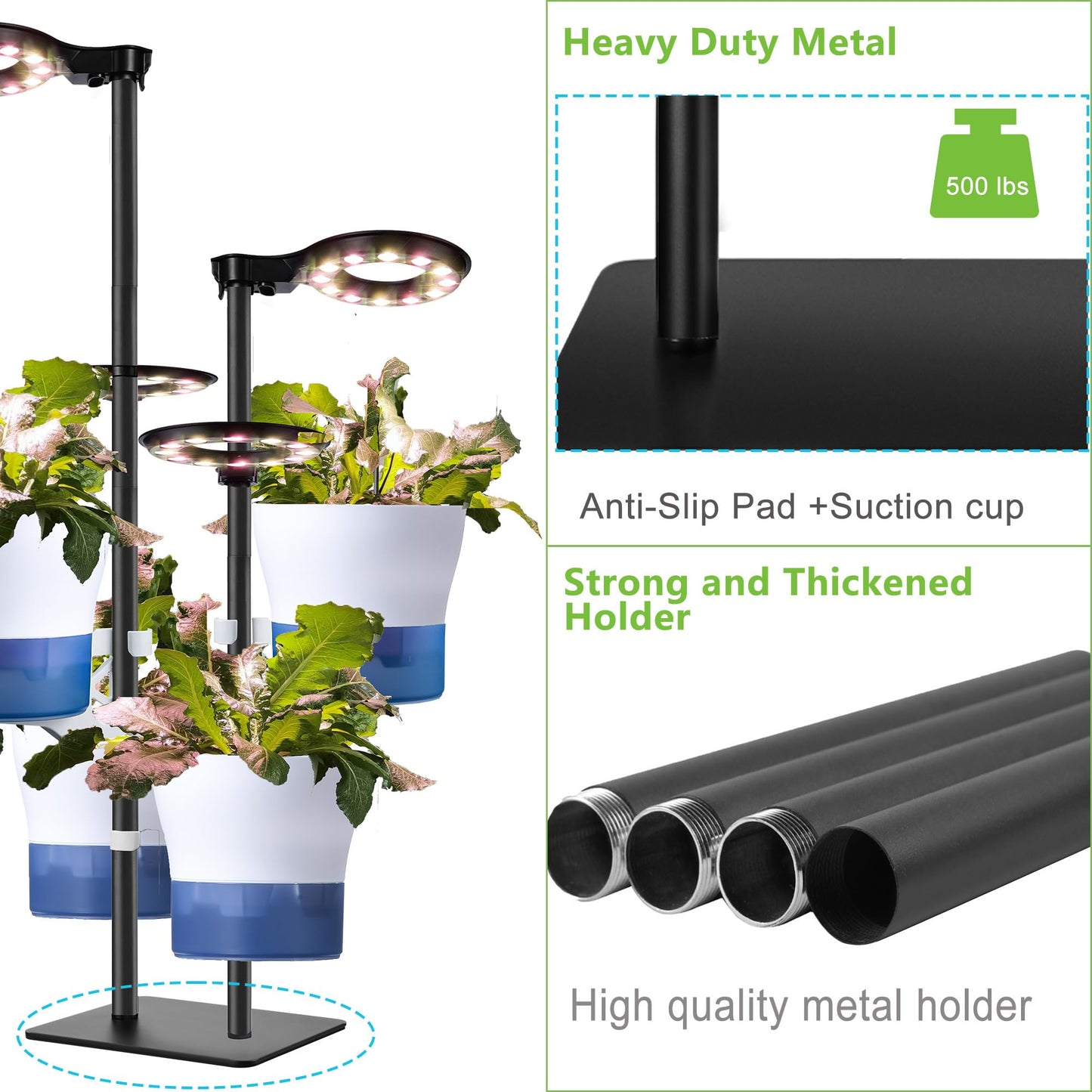 E SUPEREGROW HYDROPONICS Growing System KIT Set