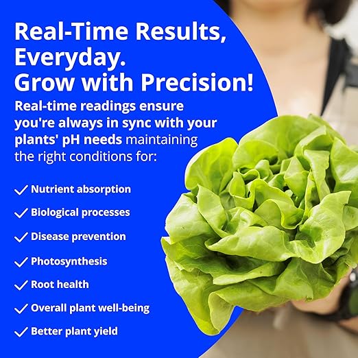 Bluelab METMULTI Multimedia PH Meter – Digital Handheld Hydroponic Nutrient and Soil PH Meter for Measuring PH Levels in Nutrient Solutions and Soil