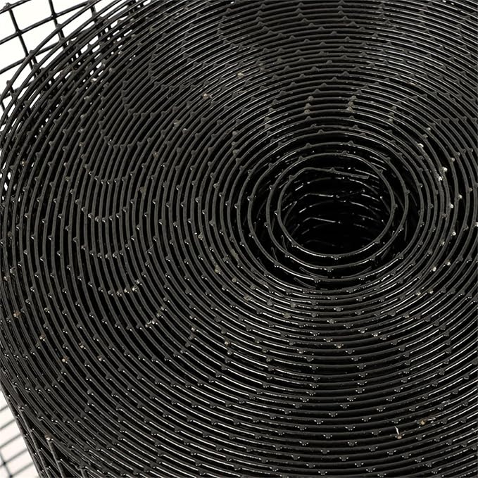LABLT 36 in x 50 ft Hardware Cloth, 1/2 in Chicken Wire Fence for Chicken Coop Fences and Poultry Animal Netting (19 Gauge, Black)