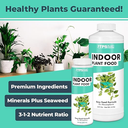 TPS NUTRIENTS Indoor Plant Food for Houseplants, Liquid Fertilizer, 1 Gallon (128 oz)