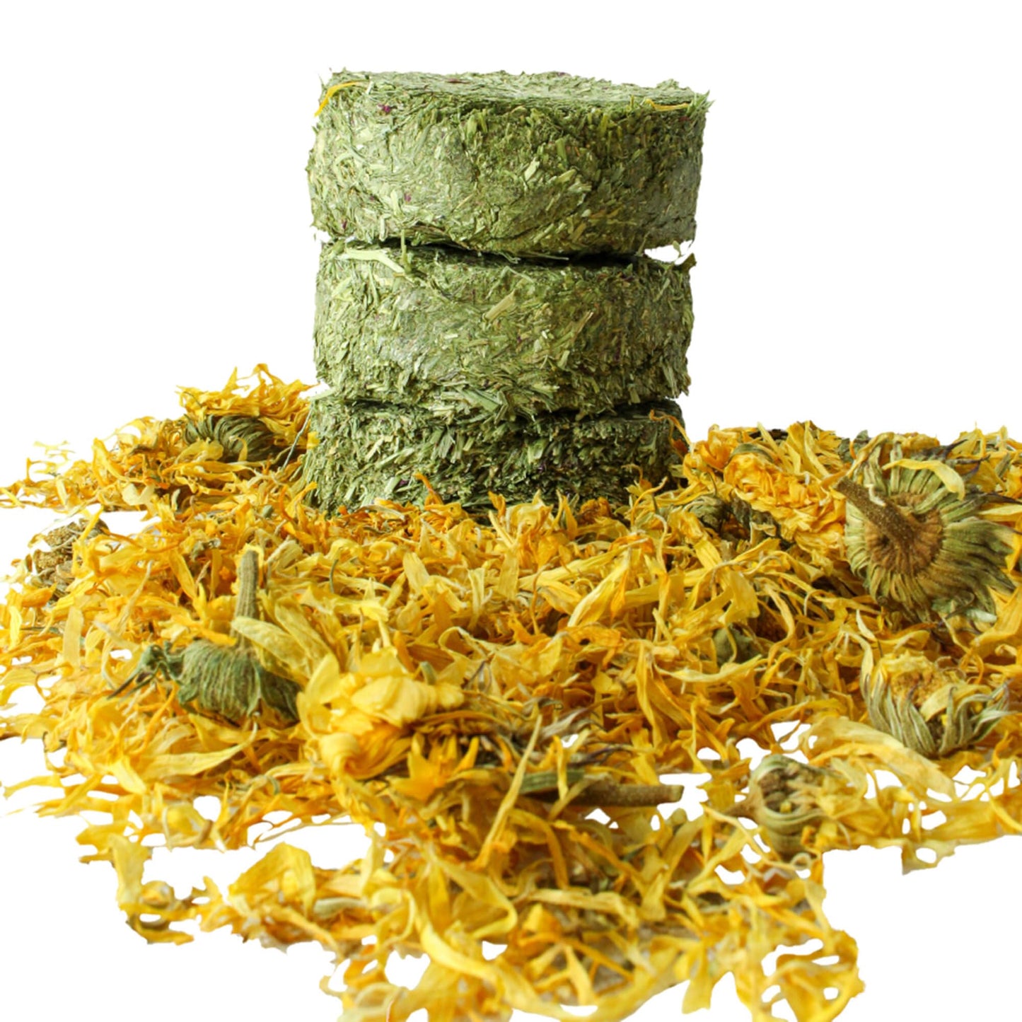 Timothy Treasures, Calendula Enrichment Hay for Rabbits and Small Animals