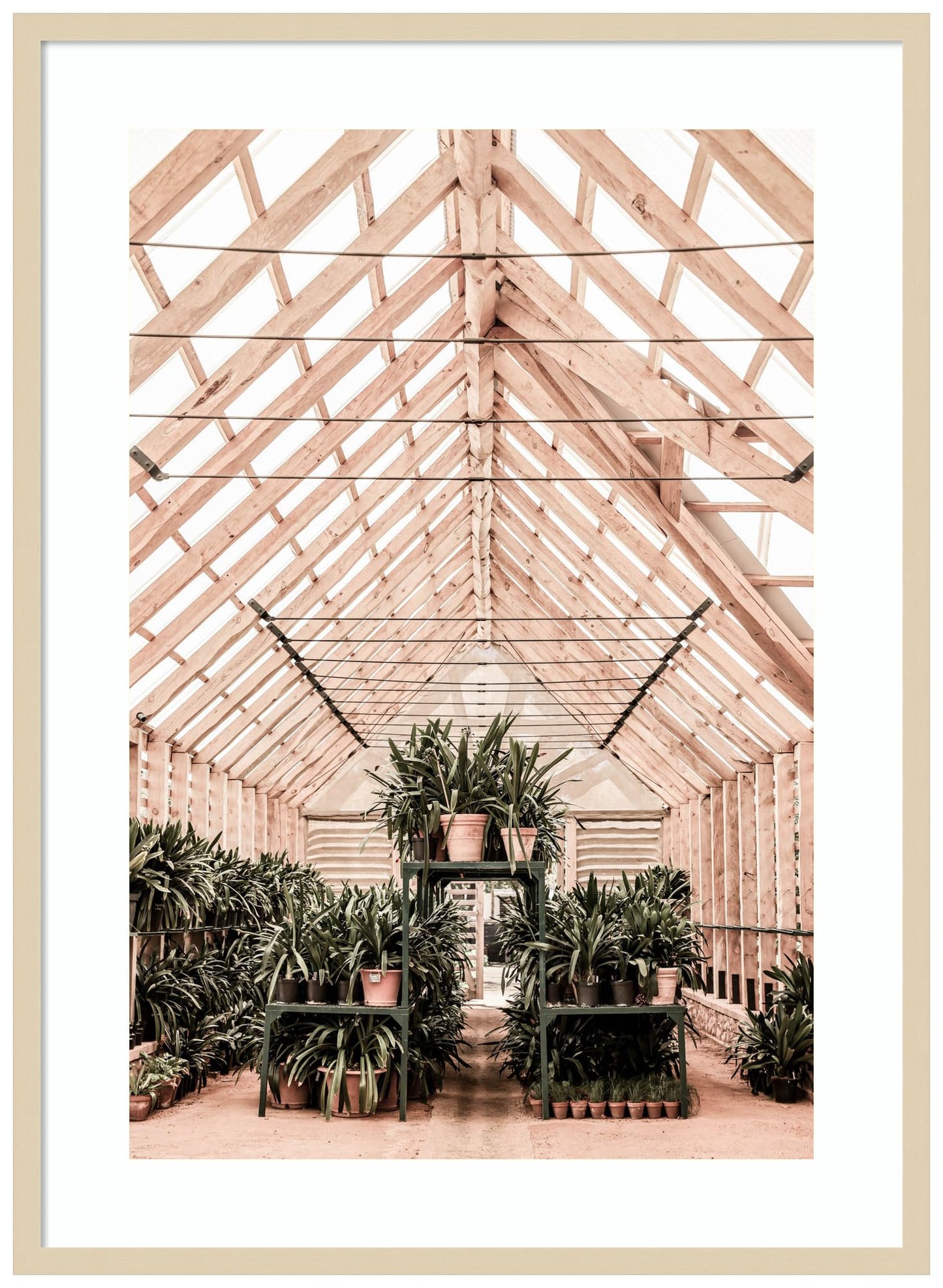 Amanti Art Framed Wall Art Print 41x30 Grow House by Shot by Clint, Architecture Wall Art, Rustic Farmhouse Decor, X-Large Poster Painting Artwork for Living Room, Bedroom, Bathroom, Kitchen, Office
