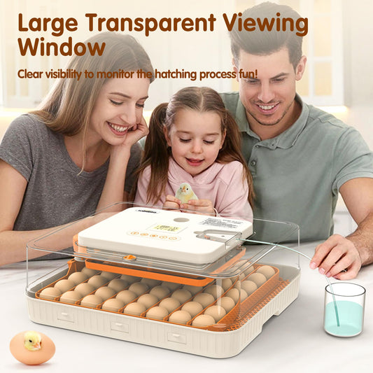 WONEGG 56 Eggs Incubators for Hatching Eggs - Automatic Egg Turner with Temperature and Humidity Control, Egg Candler, Incubator for Hatching Chicken, Duck, Goose, Pigeon, Quail, Parrot Eggs