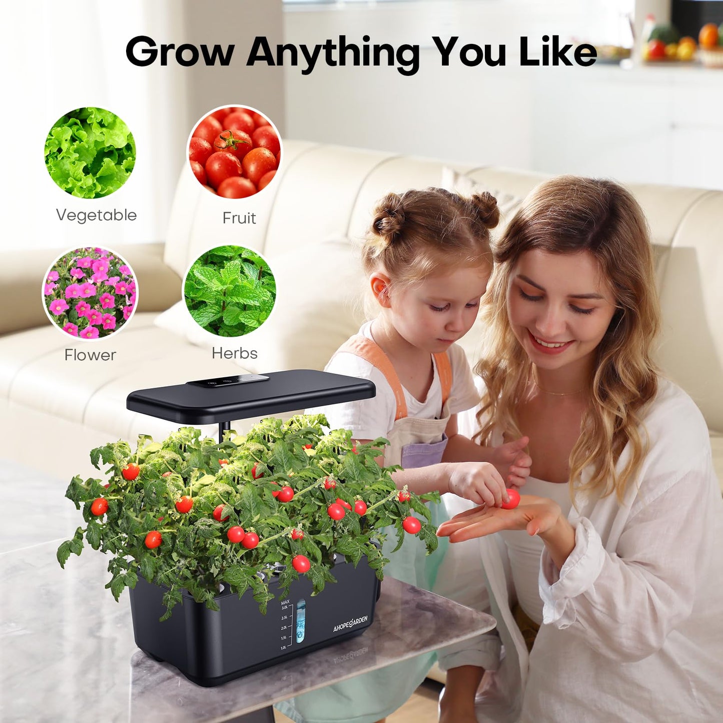 Indoor Garden Hydroponics Growing System 60 Pods + 87pcs Seed Pod Kit