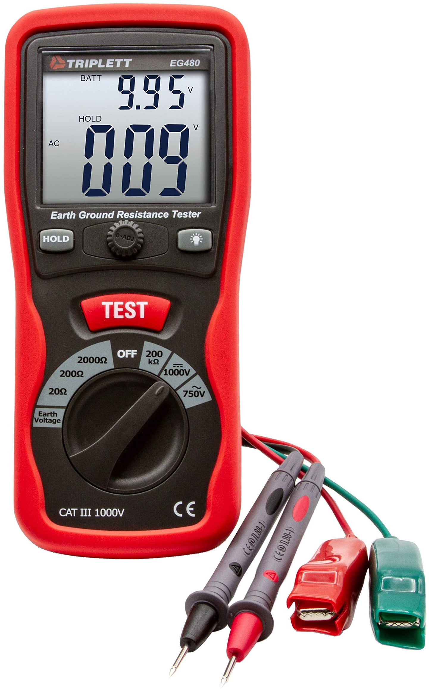 Triplett EG480 Earth Ground Resistance Tester