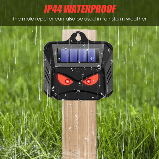 4 Pack Solar Nocturnal Animal Repeller Outdoor, Predator Lights for Chicken Coop,Solar Predator Eyes Animal Deterrent Lights for Deer Coyote Raccoon Fox Skunk Repellent for Yard Garden Guard