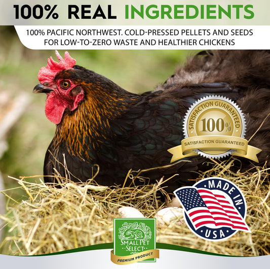 Small Pet Select Chicken Layer Feed, Non-GMO, Corn Free, Soy Free, 18% Protein,10 lb