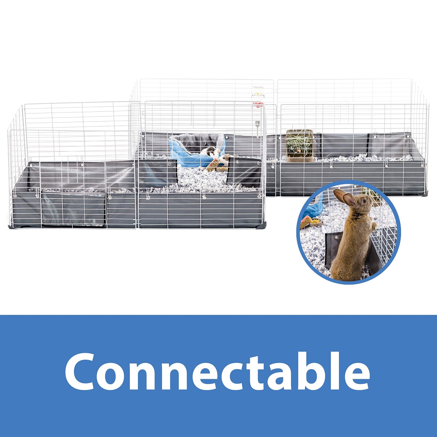 Kaytee Open Living Pet Guinea Pig or Rabbit Habitat, 60" x 30"