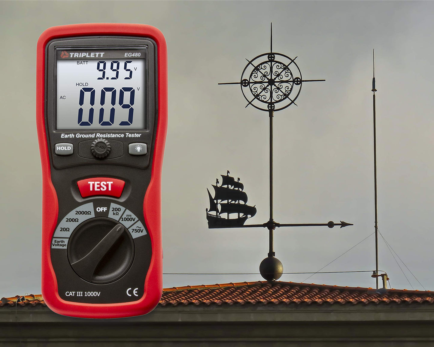 Triplett EG480 Earth Ground Resistance Tester