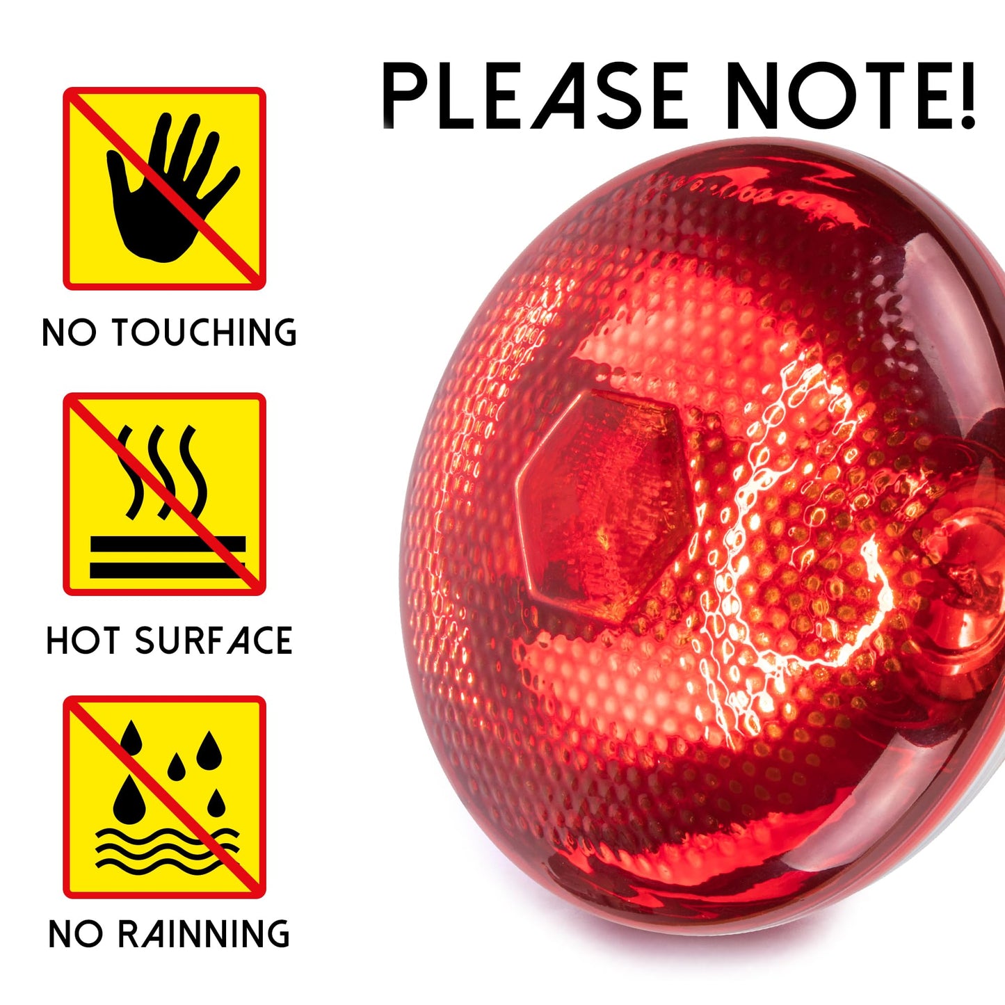 Wesome Lighting 4 Pack 250W Chicken Heat Lamp Bulbs, PAR38 Red Heat Lamp for Chicks, Infrared Reflector Heating Bulbs for Brooder Heater, Infrared Heat Lamp for Pet, Bathroom, Food