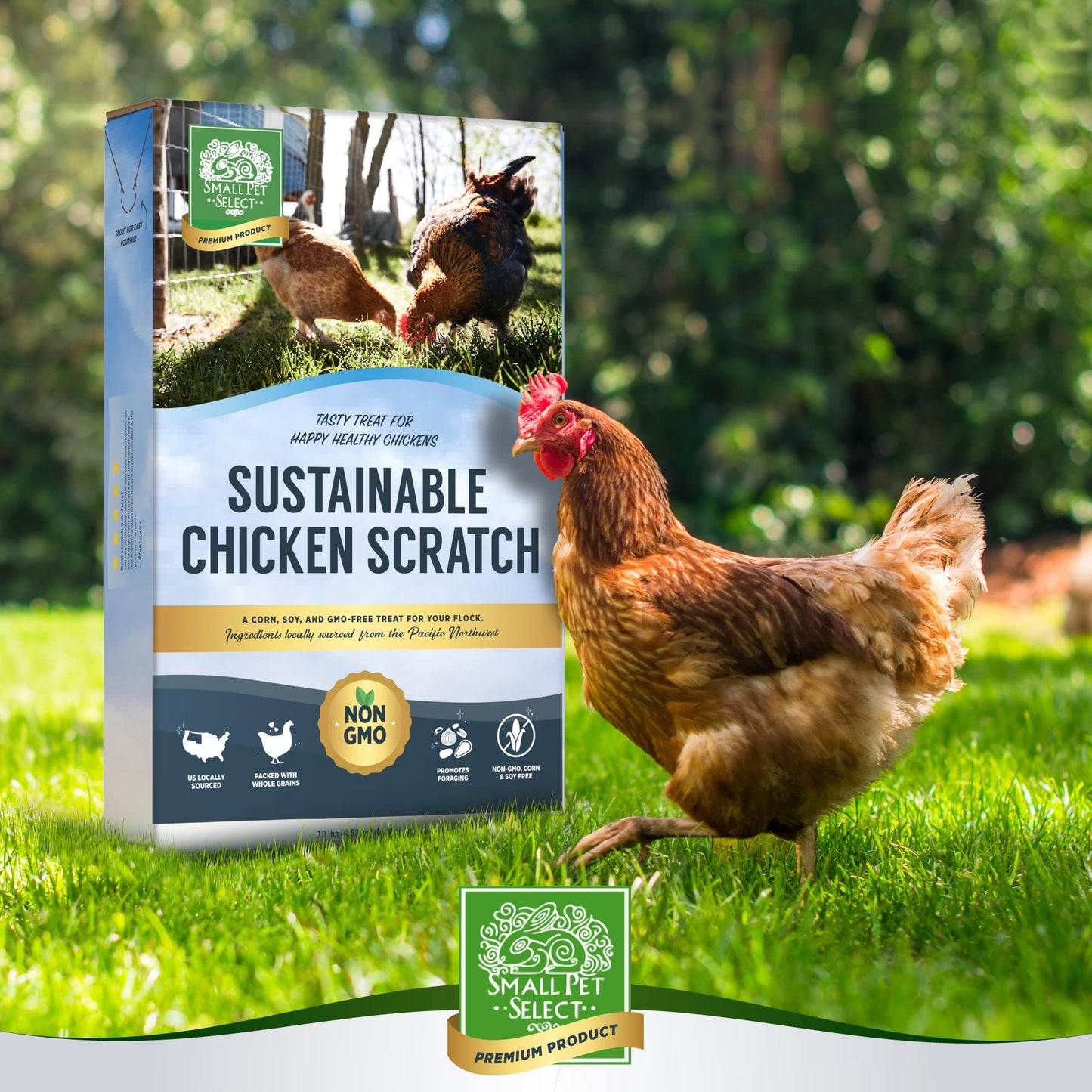 Small Pet Select Sustainable Chicken Scratch, 20lb