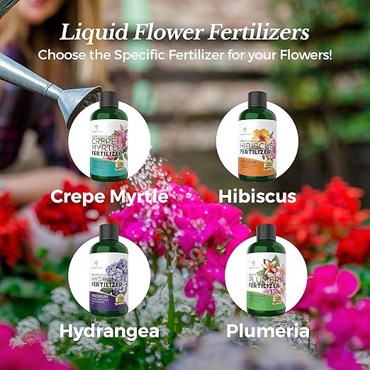 Choice Hibiscus Professional Liquid Fertilizer - Complete 3-5-4 Nutrient Blend Concentrate for Enhanced Blooming & Growth - Perfect for Garden & Indoor Plants, New & Improved Blend - 8 oz