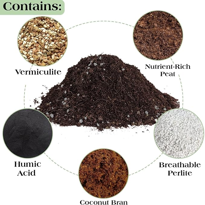 Halatool 3QT Premium Aloe Plant Potting Mix Garden Top Succulent Soil for Indoor & Outdoor Plants Bonsai Aloe Vera Houseplants Flowers Vegetables & Herbs (packaging may vary)