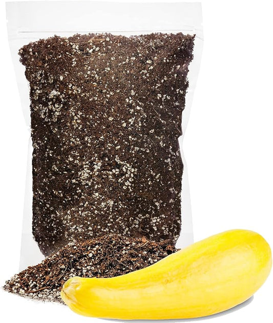 GARDENERA Premium Organic Potting Soil for Squashes - (5 Quart Bag)