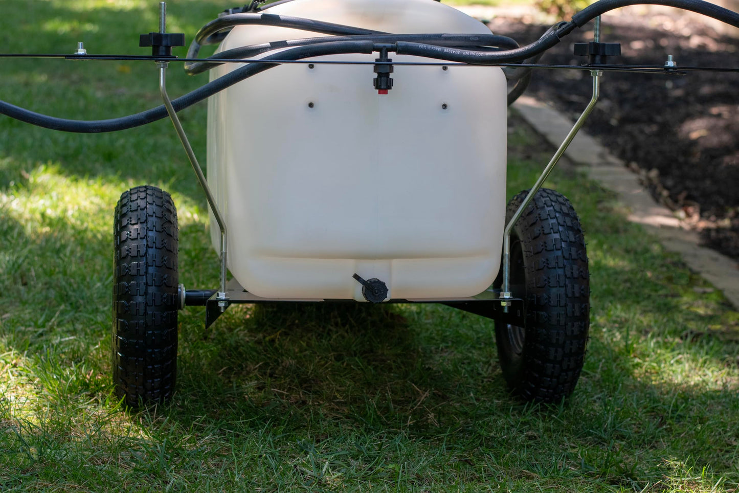 Agri-Fab 45-0616 Tow-Behind Sprayer with Boom and Spray Wand 25 - Gallon Capacity, 1.6 GPM, 100 PSI Pump