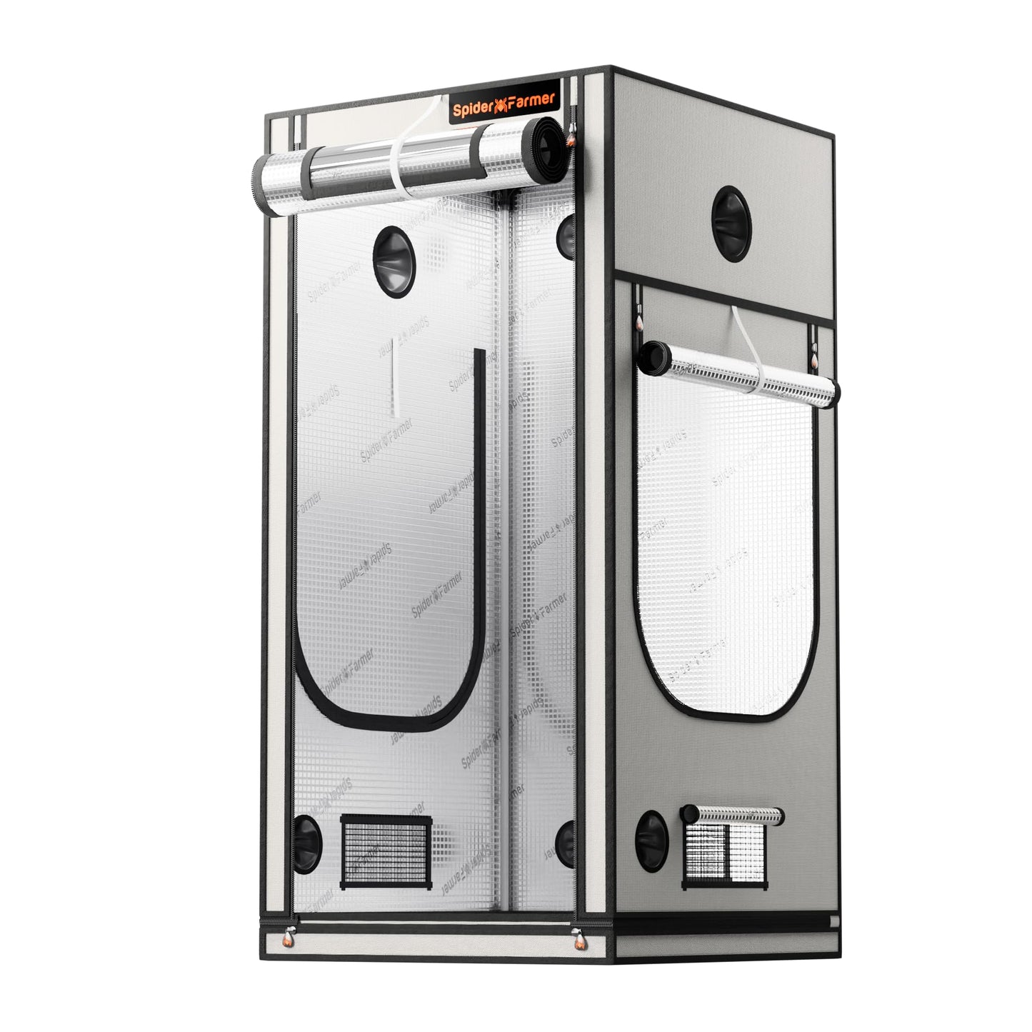 Spider Farmer Pro Series 3x3 Grow Tent, 36"x36"x72" with Roll-up Door, Observation Window Floor Tray, 2000D Thicken Mylar Canvas, 3x3x6 for Hydroponic Indoor Growing for SF4000, SE3000, G3000