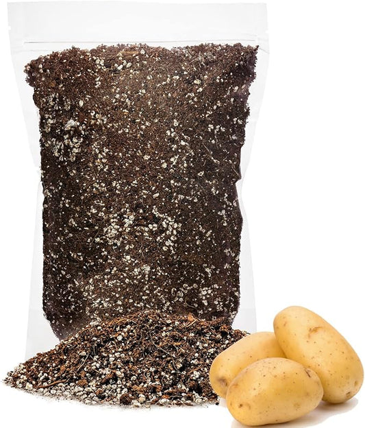 GARDENERA Premium Organic Potting Soil for Potato - (5 Quart Bag)