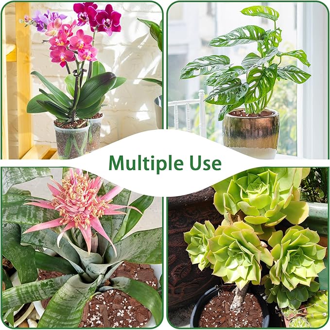 Orchid Potting Mix,Premium Orchid Bark Potting Mixture of Pine Bark,Perlite & Coco Peat Enhanced Drainage and Ventilation,Ideal for Repotting and Growing Indoor Plants Dendrobiums,Phalaenopsis,1QT