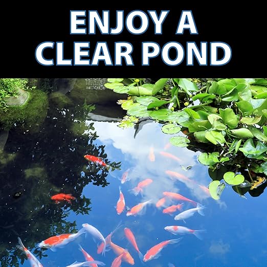 CrystalClear OneFix Beneficial Bio Clarifier Treatment for Clear Water Gardens, Small Outdoor Ponds & Fountains, Koi Fish, Plant & Pet Safe, 1 Gallon
