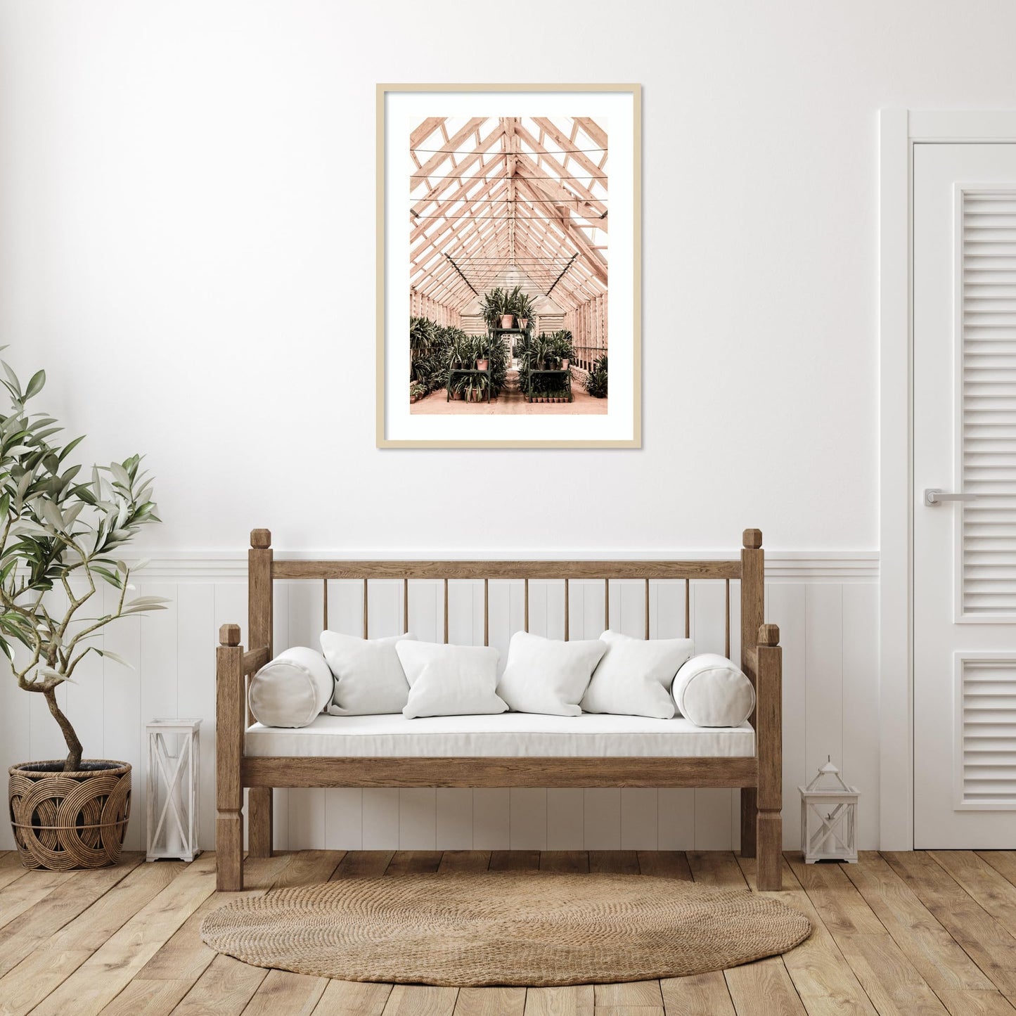 Amanti Art Framed Wall Art Print 41x30 Grow House by Shot by Clint, Architecture Wall Art, Rustic Farmhouse Decor, X-Large Poster Painting Artwork for Living Room, Bedroom, Bathroom, Kitchen, Office
