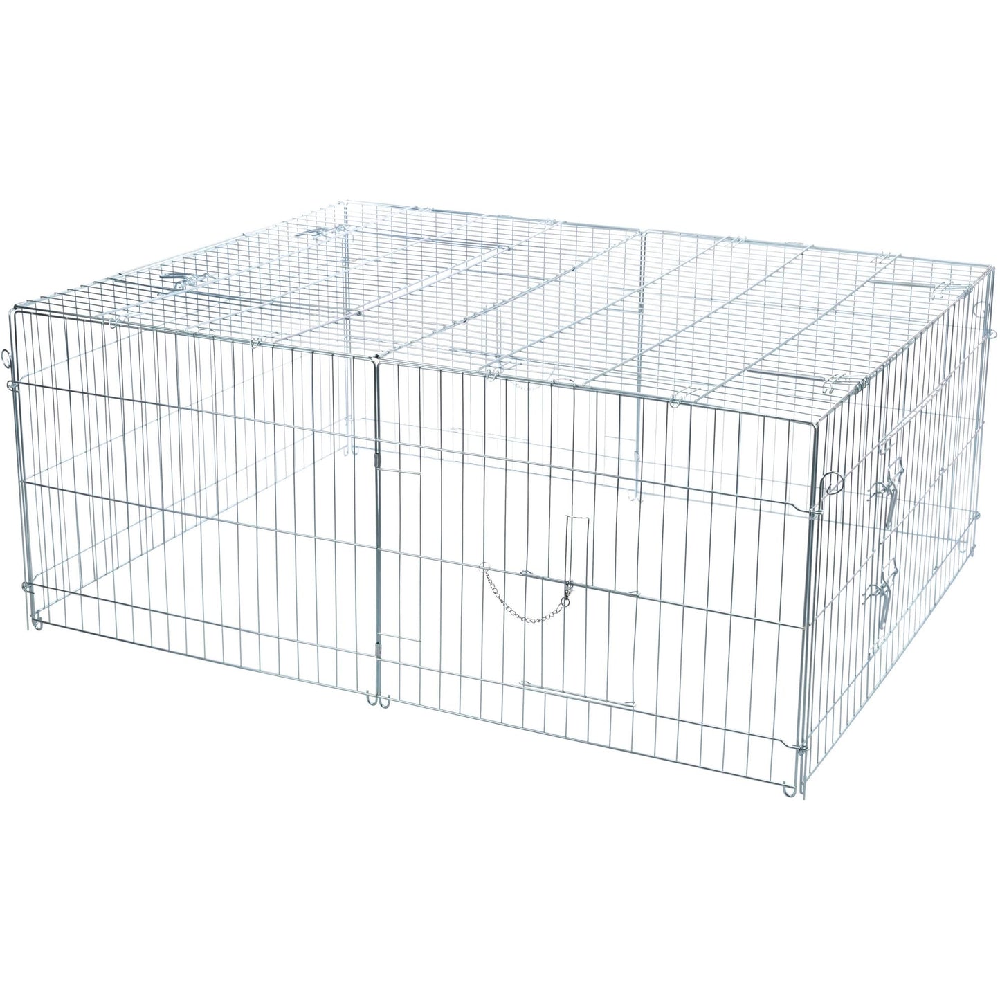 TRIXIE Rabbit Cage - 34 cu. ft., Outdoor Pen Extends Rabbit Hutch and Chicken Coops, Ideal for Small Animals, Bunny, Guinea Pigs, Chickens