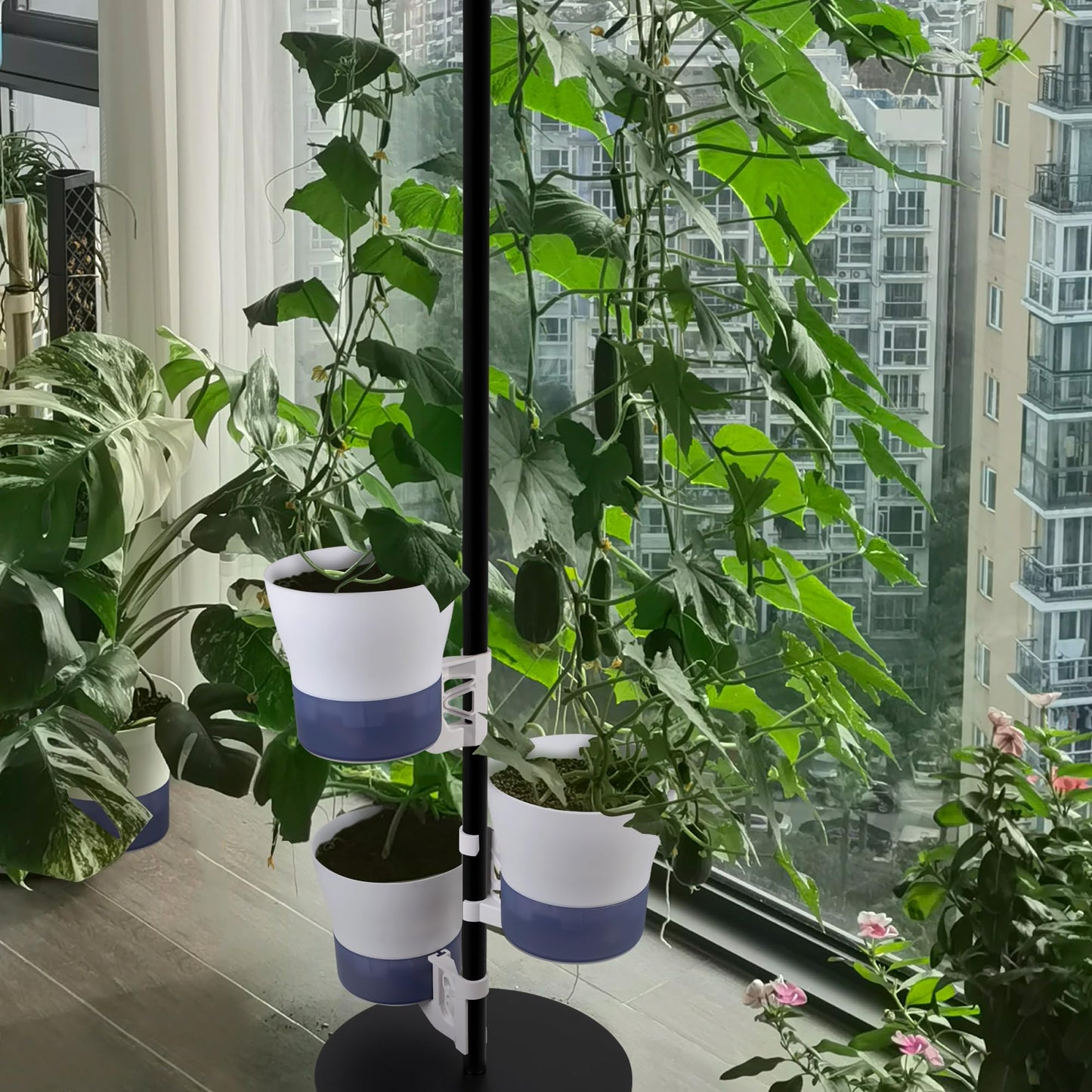 E SUPEREGROW DIY Hydroponics Growing System Tower Garden Kit