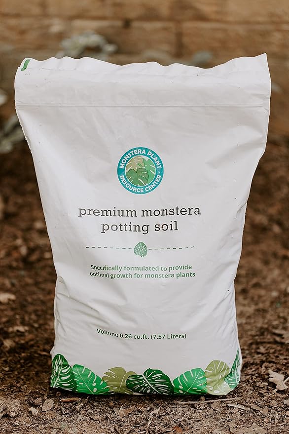 100% Organic Monstera Potting Soil – Nutrient-Rich, Well-Draining Aroid Mix for Stronger Roots & Vibrant Growth | Aged Bark, Coco Coir, Perlite, Worm Castings | Made in USA | Large 7.5L Bag
