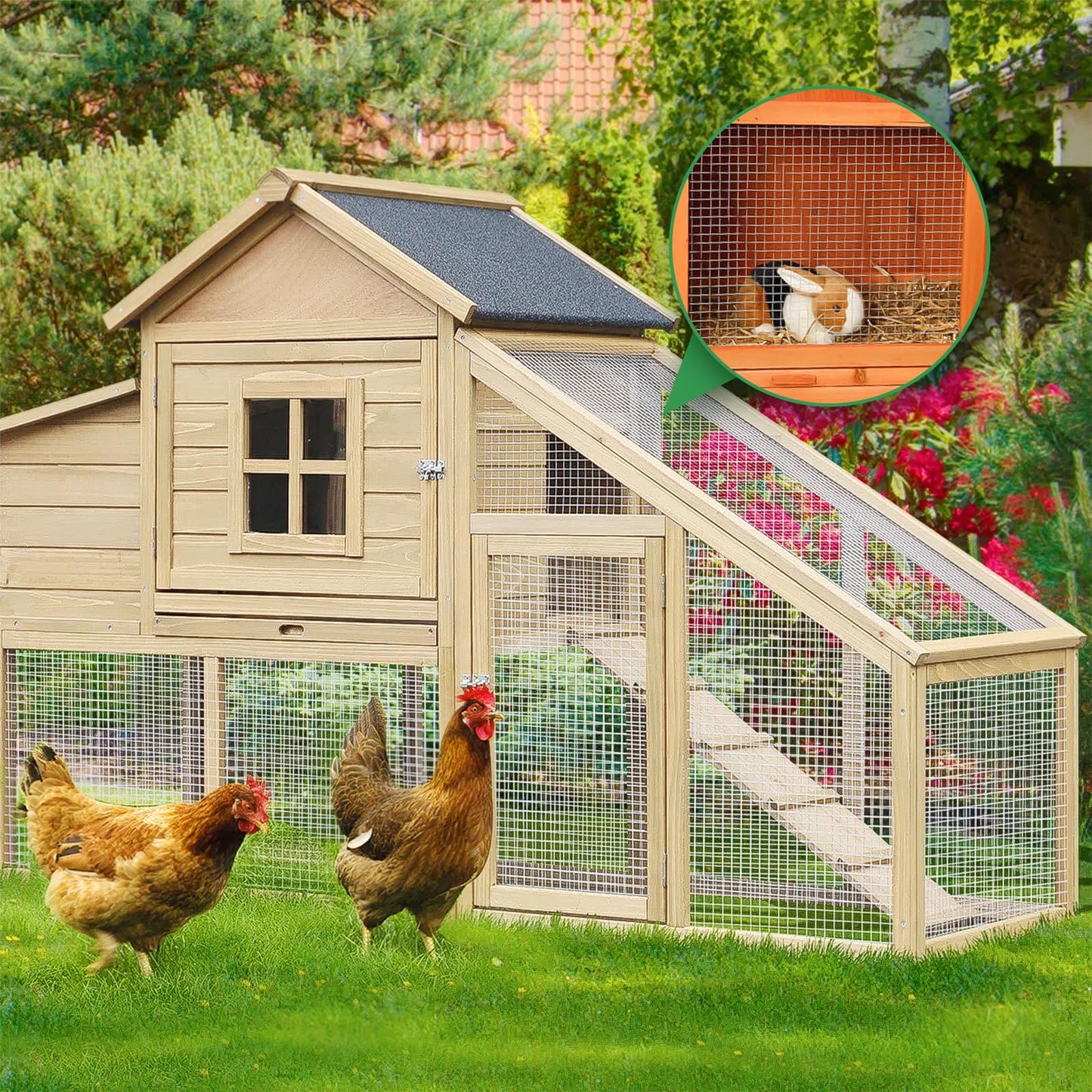 Gbekery Hardware Cloth 1/4 inch 48in x 100ft 23 Gauge, Chicken Wire Hot-dip Galvanized After Welding Fence Roll Garden Plant Welded Metal Wire Fencing Roll, Rabbit Cages Snake Fence