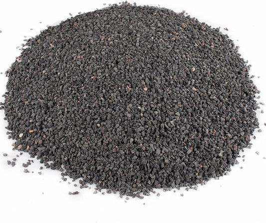 7lb Black Lava Rock for Plant, 1/8-1/4 inch Horticultural Volcanic Rock Soil for Decorative Landscaping Bonsai, Cacti, Succulents Plants Top Dressing for Release Excess Water